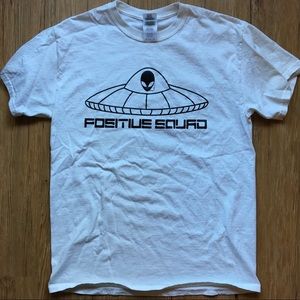 DJ Smokey Positive Squad UFO White Tee Shirt